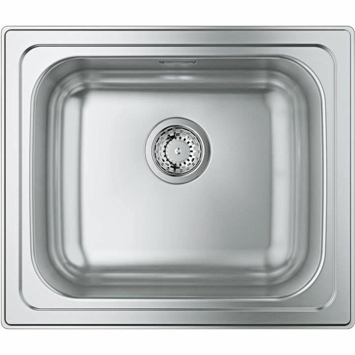 Grifo Monomando Grohe 31719SD0 Acero Inoxidable Rectangular - Ferreteria Alco
