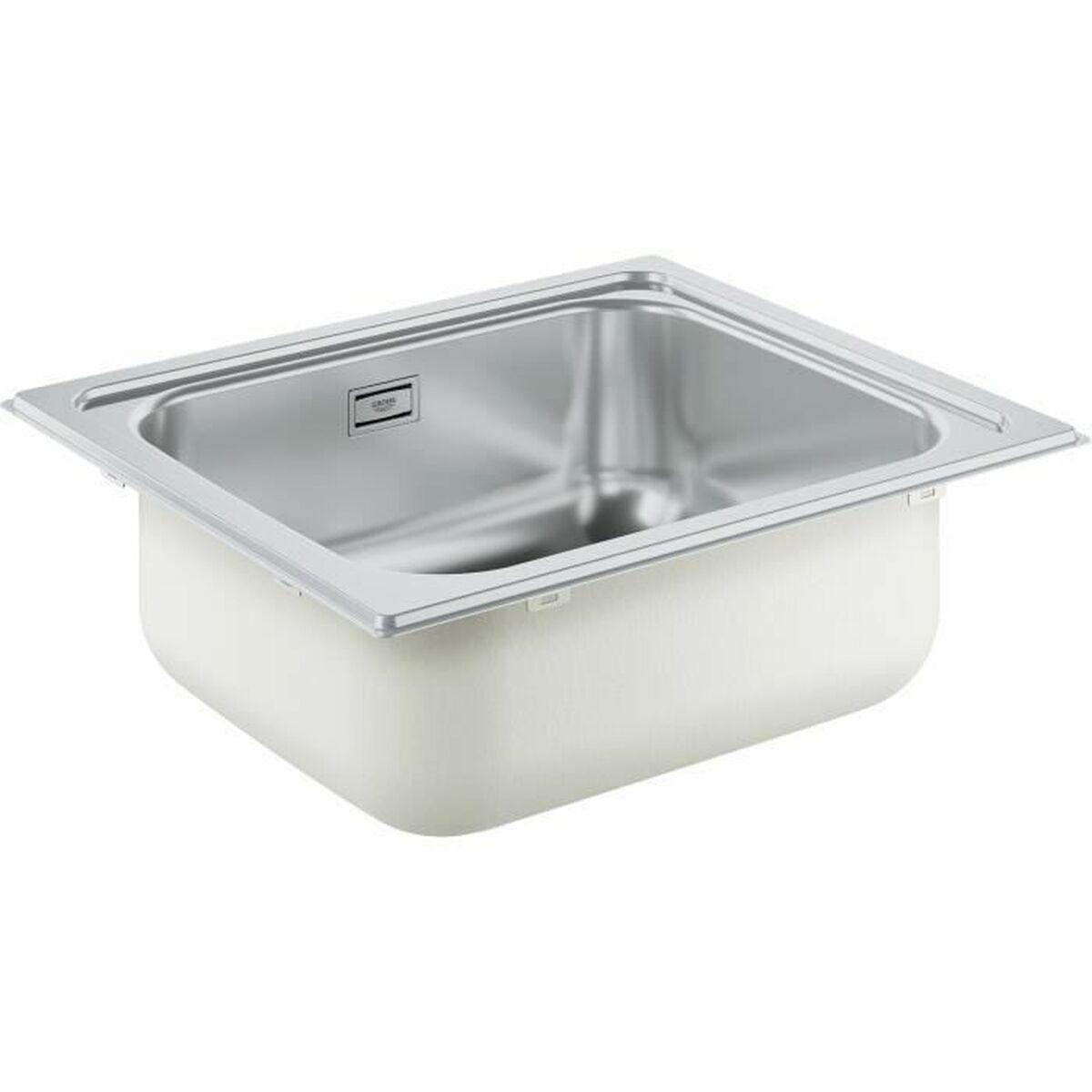 Grifo Monomando Grohe 31719SD0 Acero Inoxidable Rectangular - Ferreteria Alco