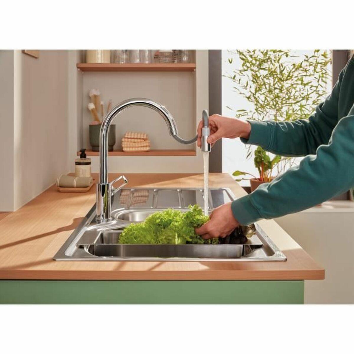 Grifo Monomando Grohe StartLoop Forma de C Latón - Ferreteria Alco
