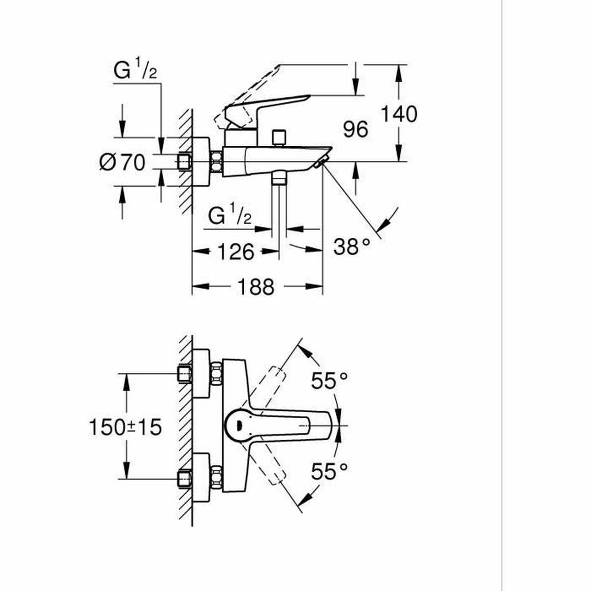 Grifo Monomando Grohe Metal Latón - Ferreteria Alco
