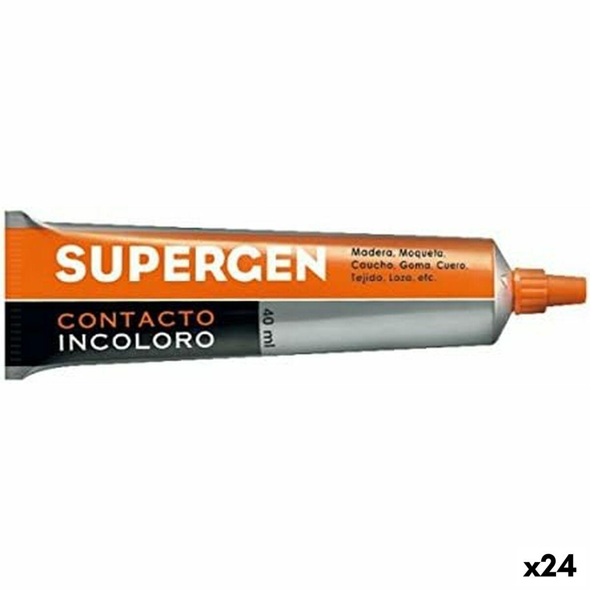 Adhesivo de contacto SUPERGEN 40 ml (24 Unidades) - Ferreteria Alco