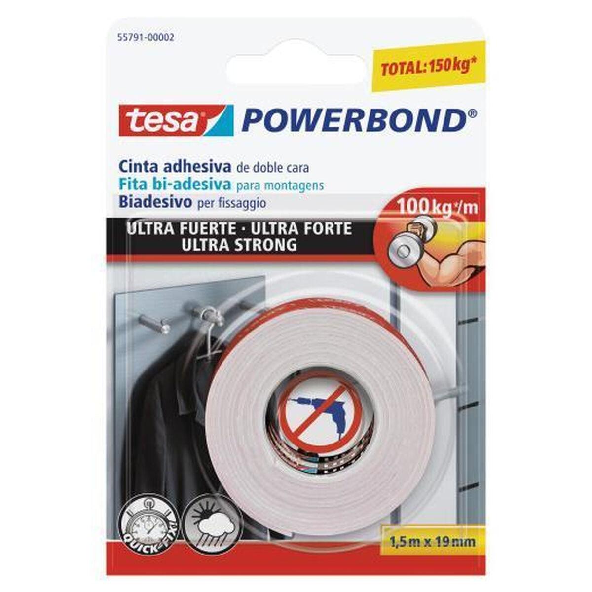 Cinta Adhesiva TESA Powerbond Ultra Strong (19 mm x 1,5 m) - Ferreteria Alco