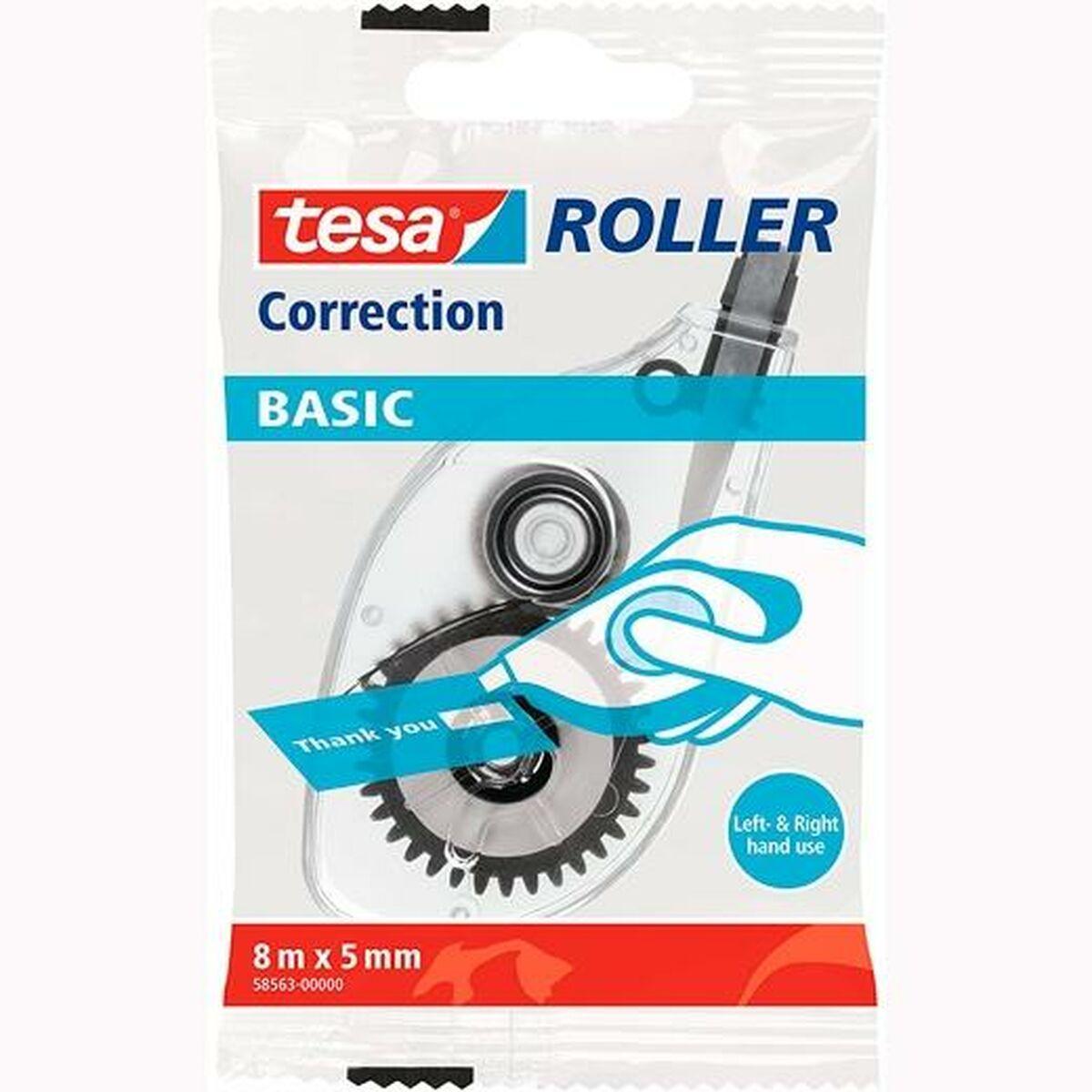 Cinta Correctora TESA Basic Blanco 5 mm x 8 m (24 Unidades) - Ferreteria Alco