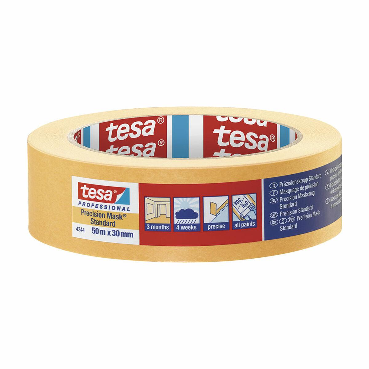 Cinta Adhesiva TESA Precision mask standard (30 mm x 50 m) - Ferreteria Alco