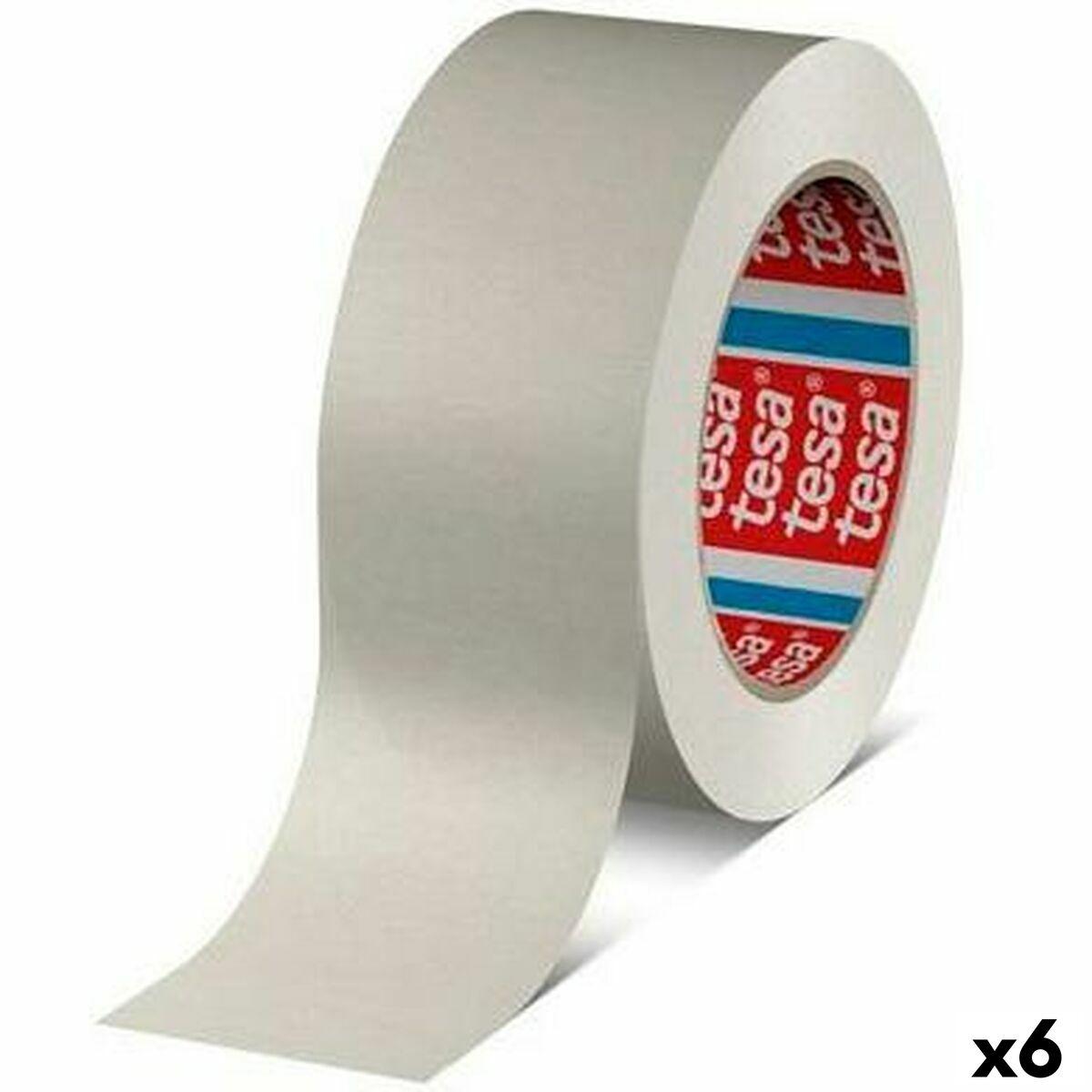Cinta Adhesiva TESA Embalaje Blanco 50 mm x 50 m (6 Unidades) - Ferreteria Alco