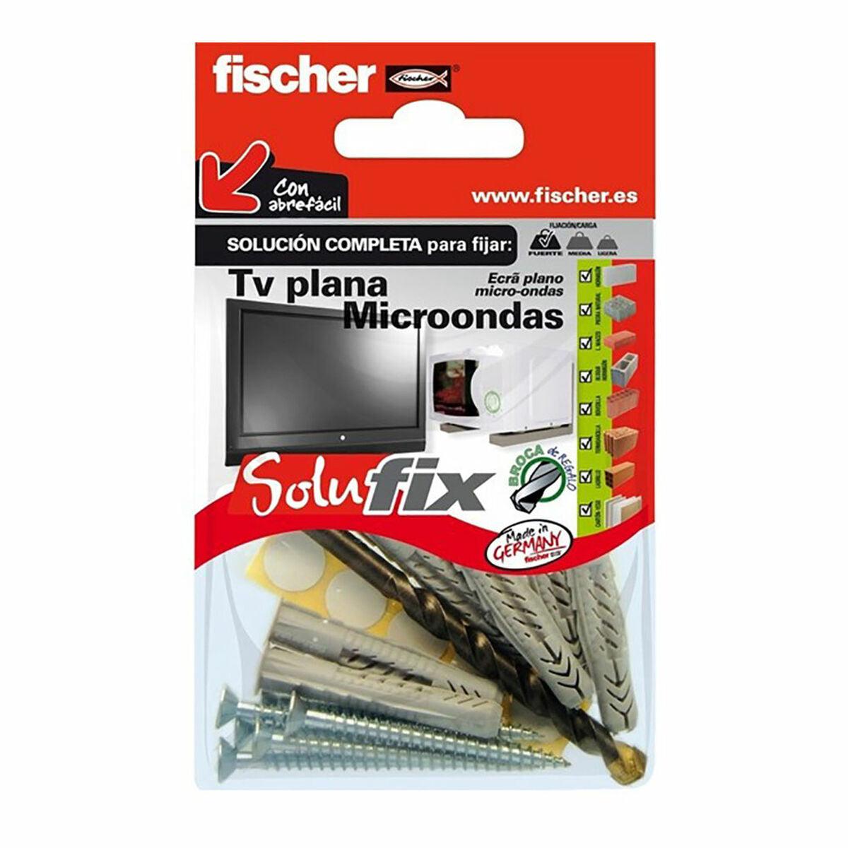 Kit de fijación Fischer Solufix 502690 Televisión Microondas 10 Piezas - Ferreteria Alco