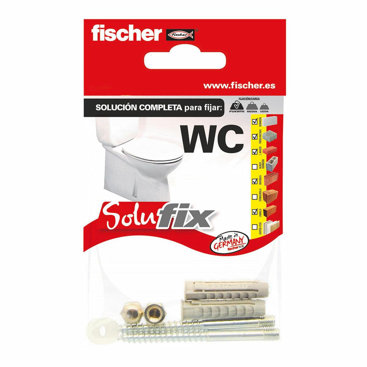 Kit de fijación Fischer Solufix 502696 Inodoro 6 Piezas - Ferreteria Alco