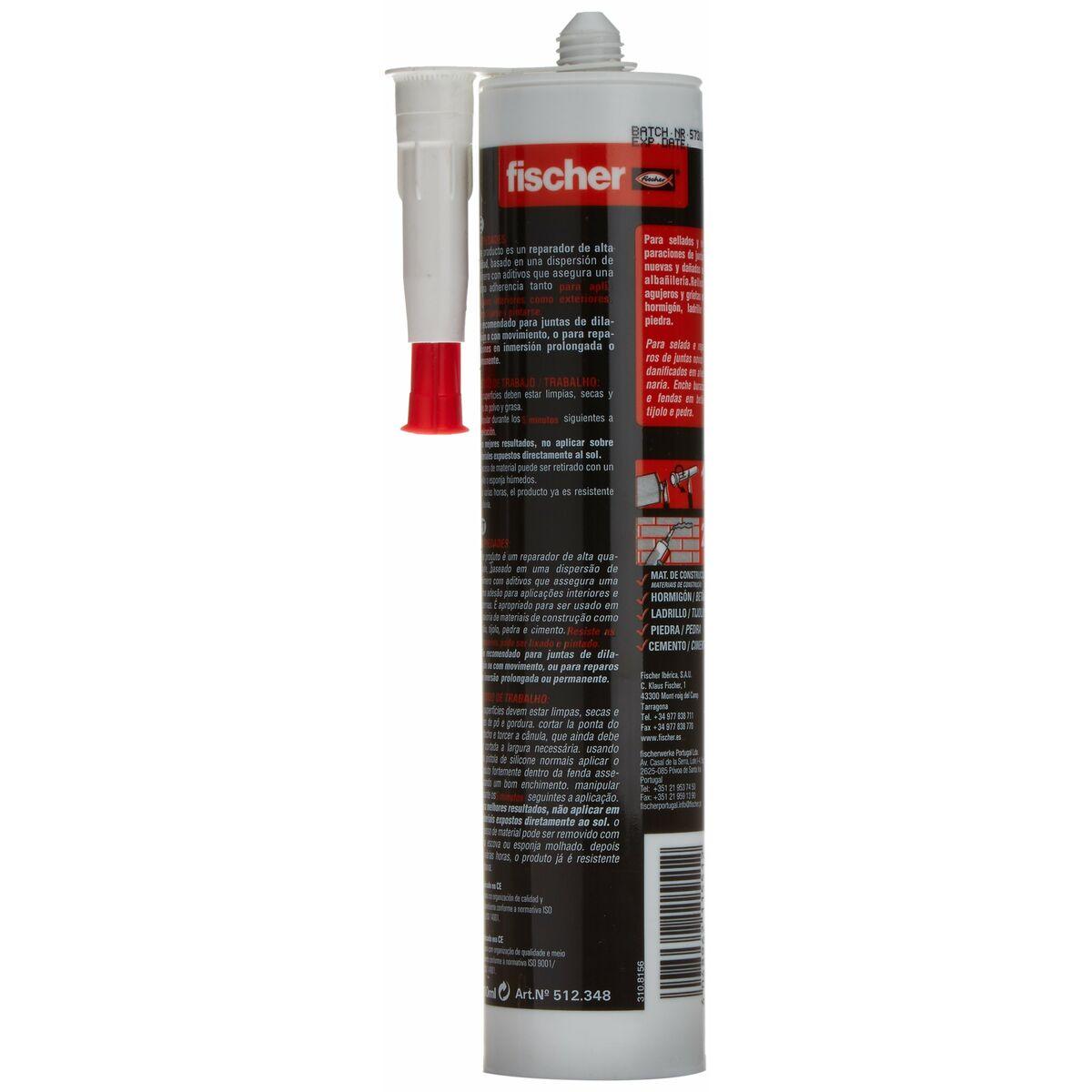 Sellador/Adhesivo Fischer 512348 Cemento Gris oscuro 310 ml - Ferreteria Alco