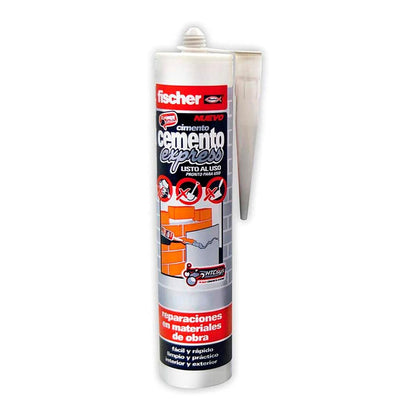 Sellador/Adhesivo Fischer 512348 Cemento Gris oscuro 310 ml - Ferreteria Alco