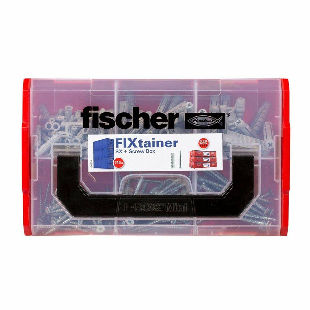 Tacos y tornillos Fischer Fixtainer Universal 210 - Ferreteria Alco