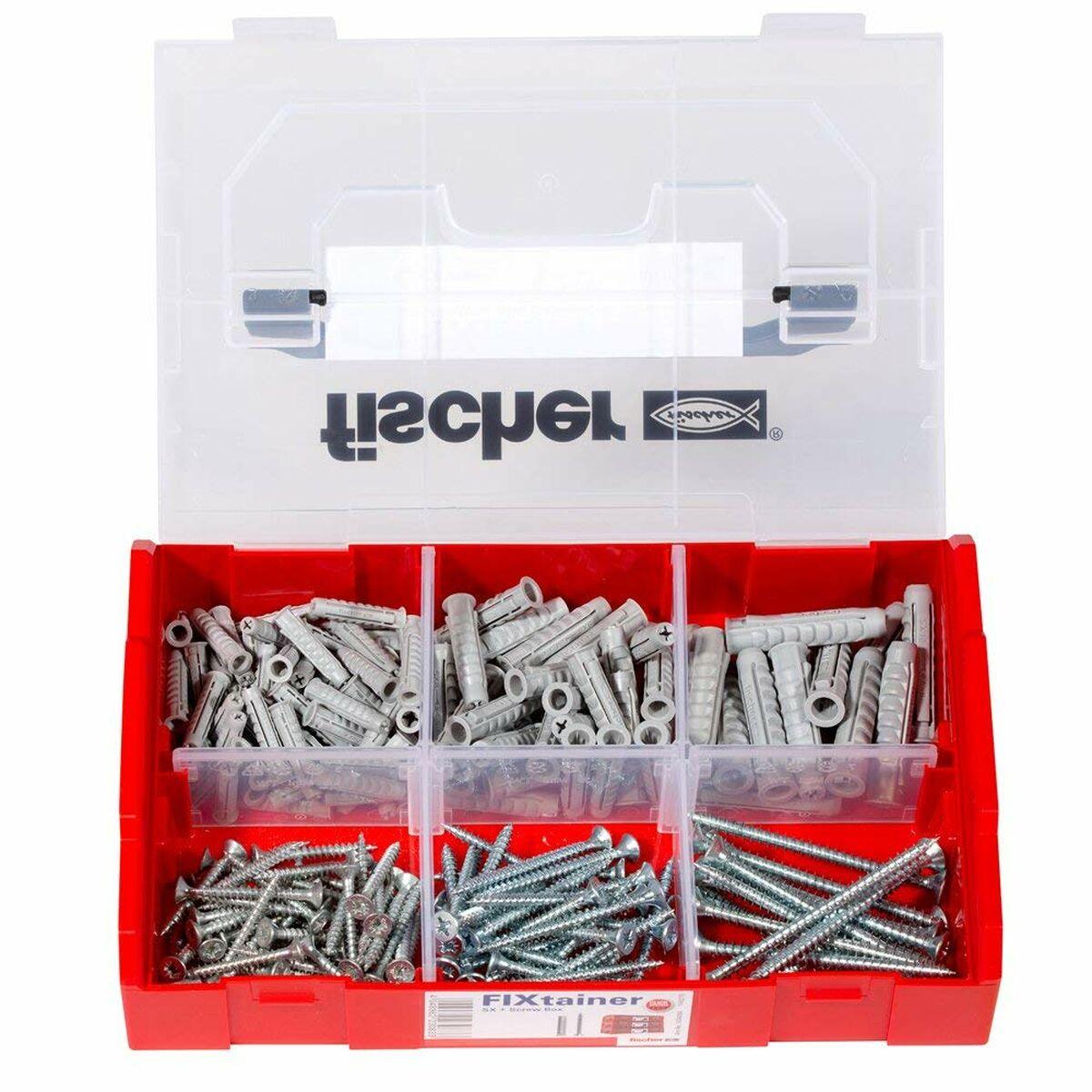 Tacos y tornillos Fischer Fixtainer Universal 210 - Ferreteria Alco