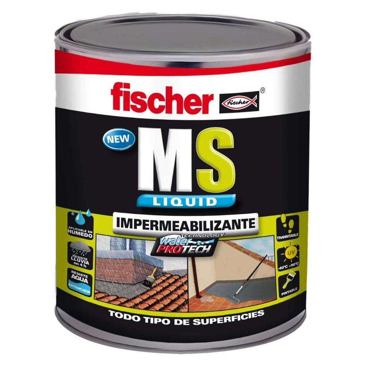 Impermeabilizante Fischer MS 534614 Líquido Blanco 1 kg - Ferreteria Alco