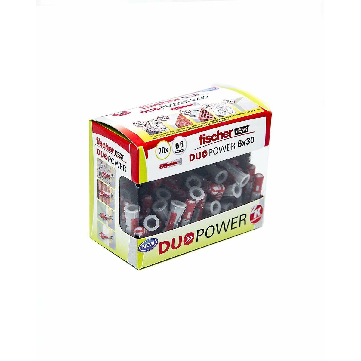 Tacos Fischer duopower 6 x 30 mm 70 unidades - Ferreteria Alco