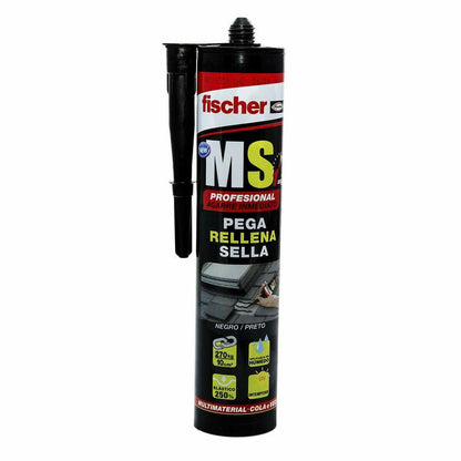 Sellador/Adhesivo Fischer Ms Negro 290 ml - Ferreteria Alco