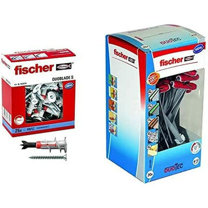 Tacos y tornillos Fischer 44 mm (25 Unidades) - Ferreteria Alco