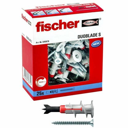 Tacos y tornillos Fischer 44 mm (25 Unidades) - Ferreteria Alco