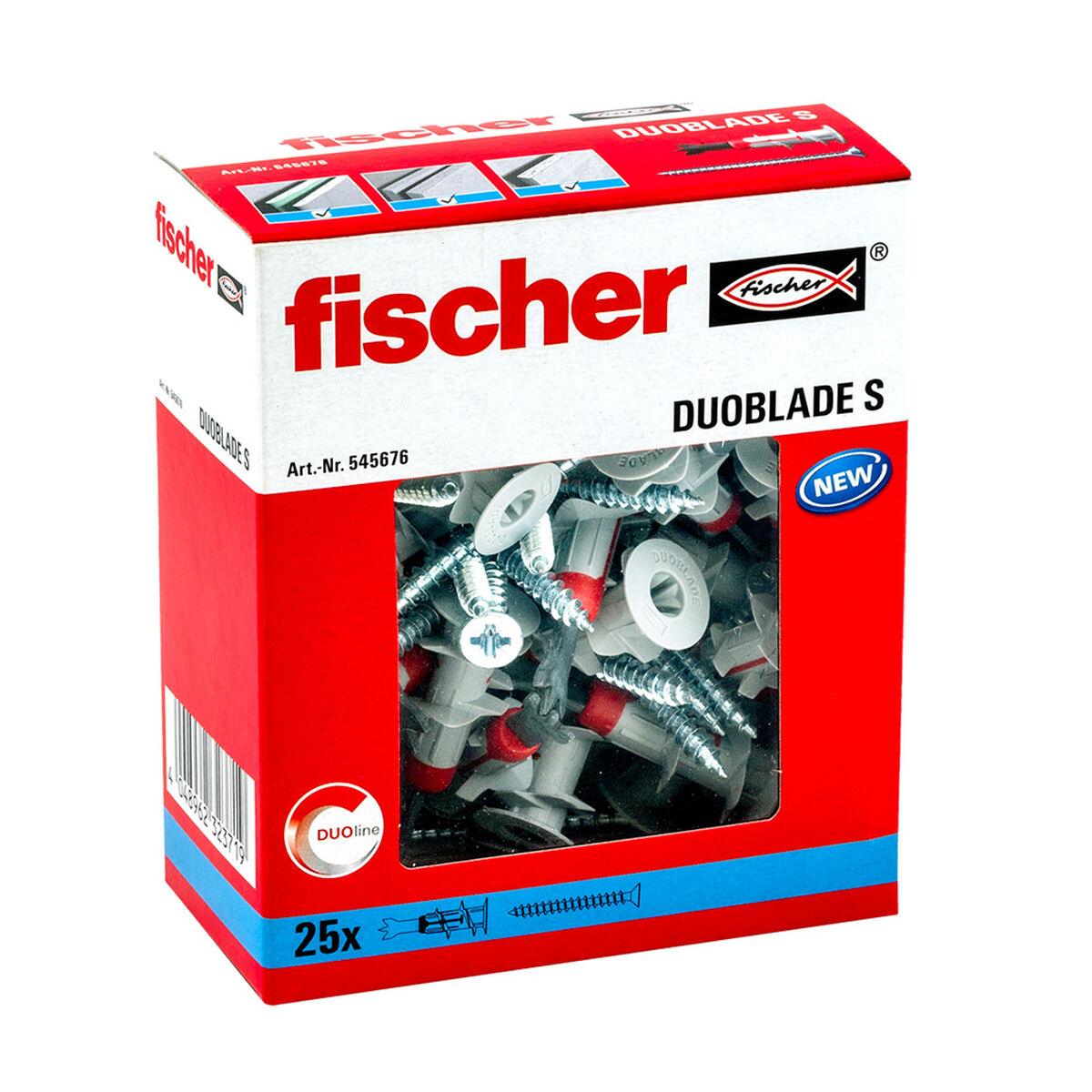 Tacos y tornillos Fischer 44 mm (25 Unidades) - Ferreteria Alco
