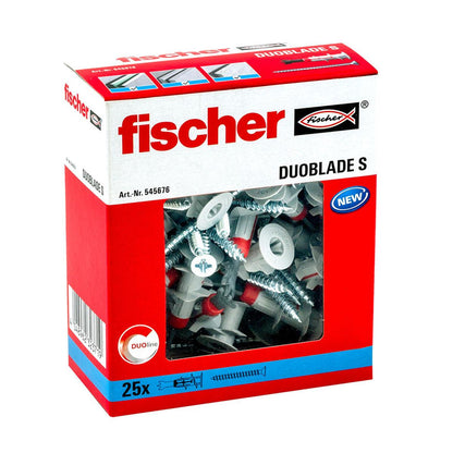 Tacos y tornillos Fischer 44 mm (25 Unidades) - Ferreteria Alco