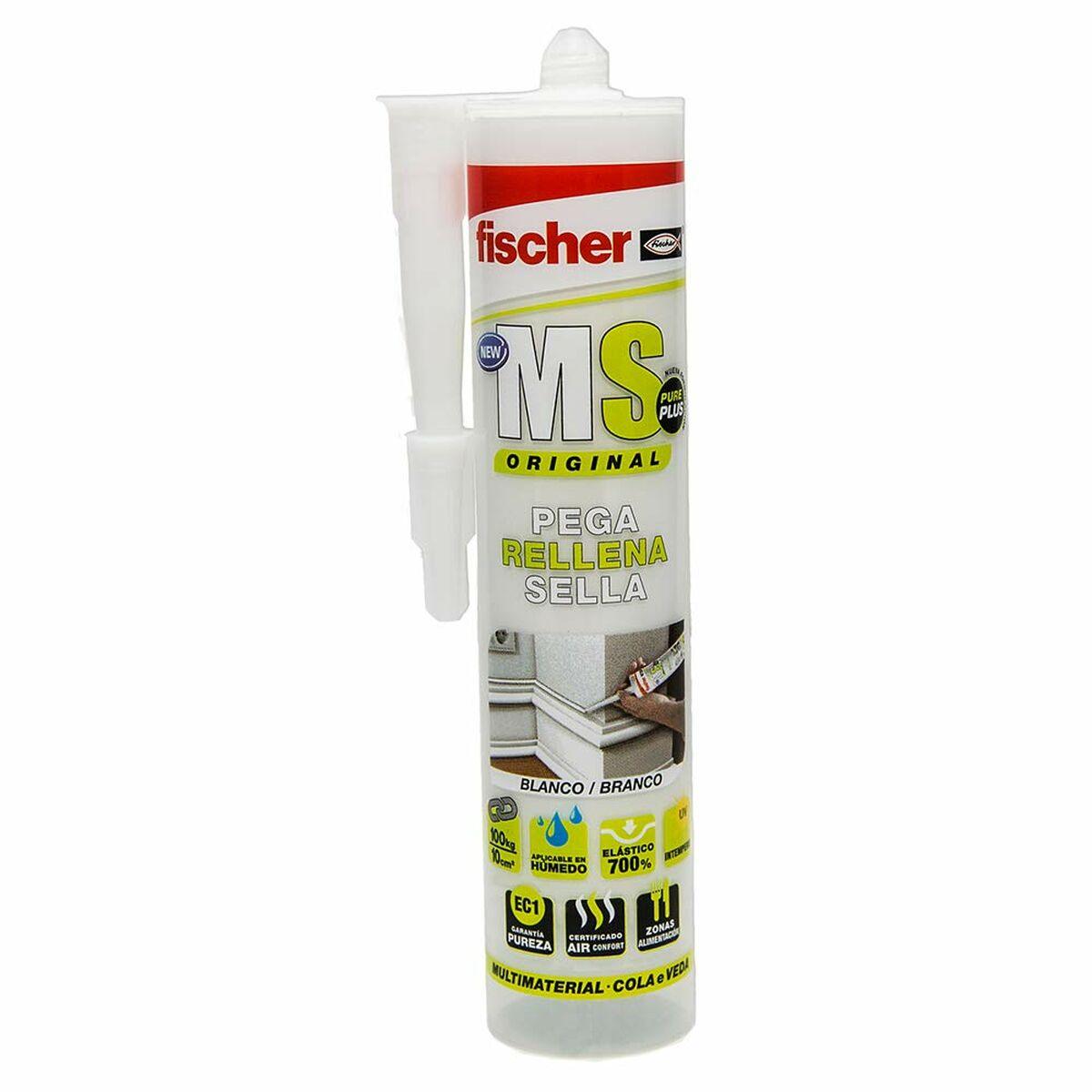 Sellador/Adhesivo Fischer Ms Blanco 290 ml - Ferreteria Alco