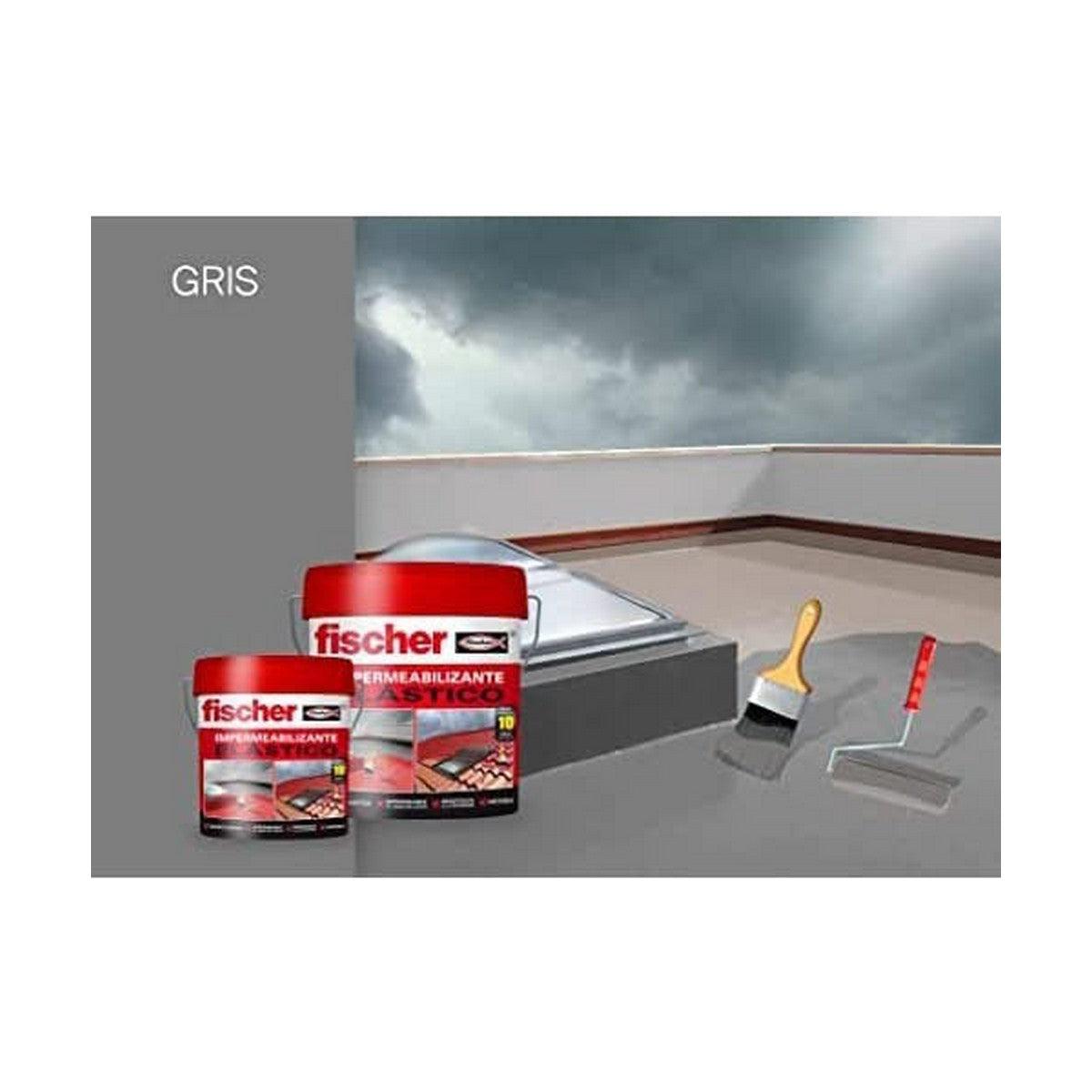 Impermeabilizante Fischer 547159 Gris 4 L - Ferreteria Alco