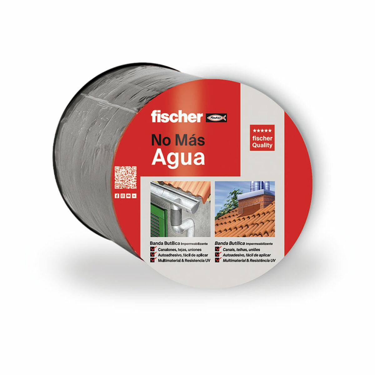 Cinta aislante Fischer 10 m x 10 cm Gris - Ferreteria Alco