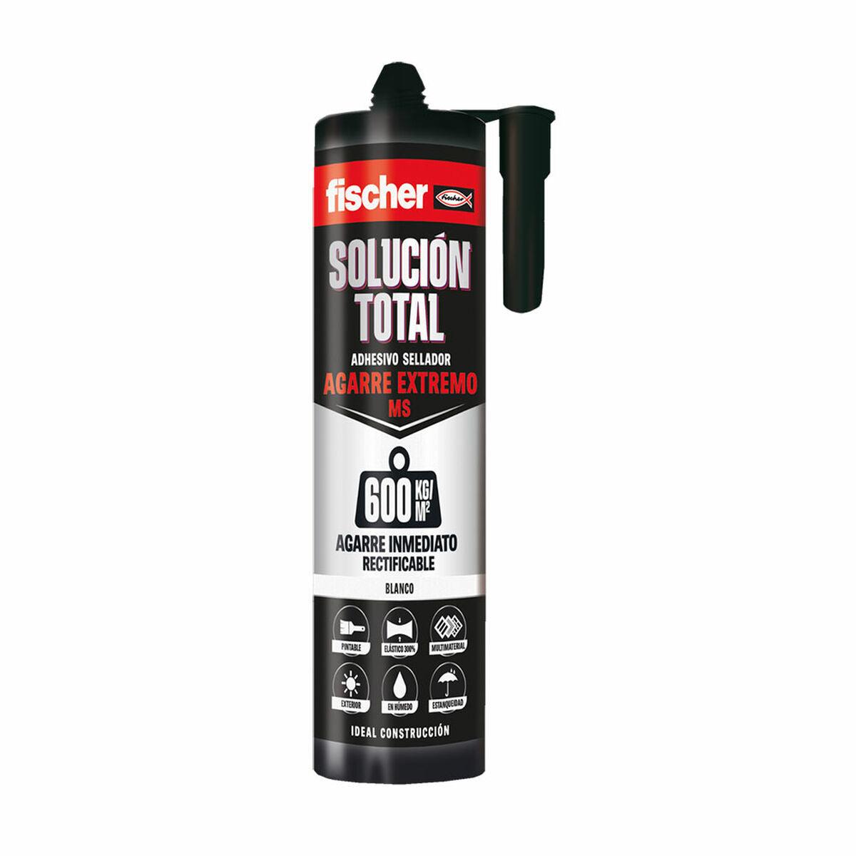 Sellador/Adhesivo Fischer Solución Total 572475 Blanco 290 ml Extrafuerte - Ferreteria Alco