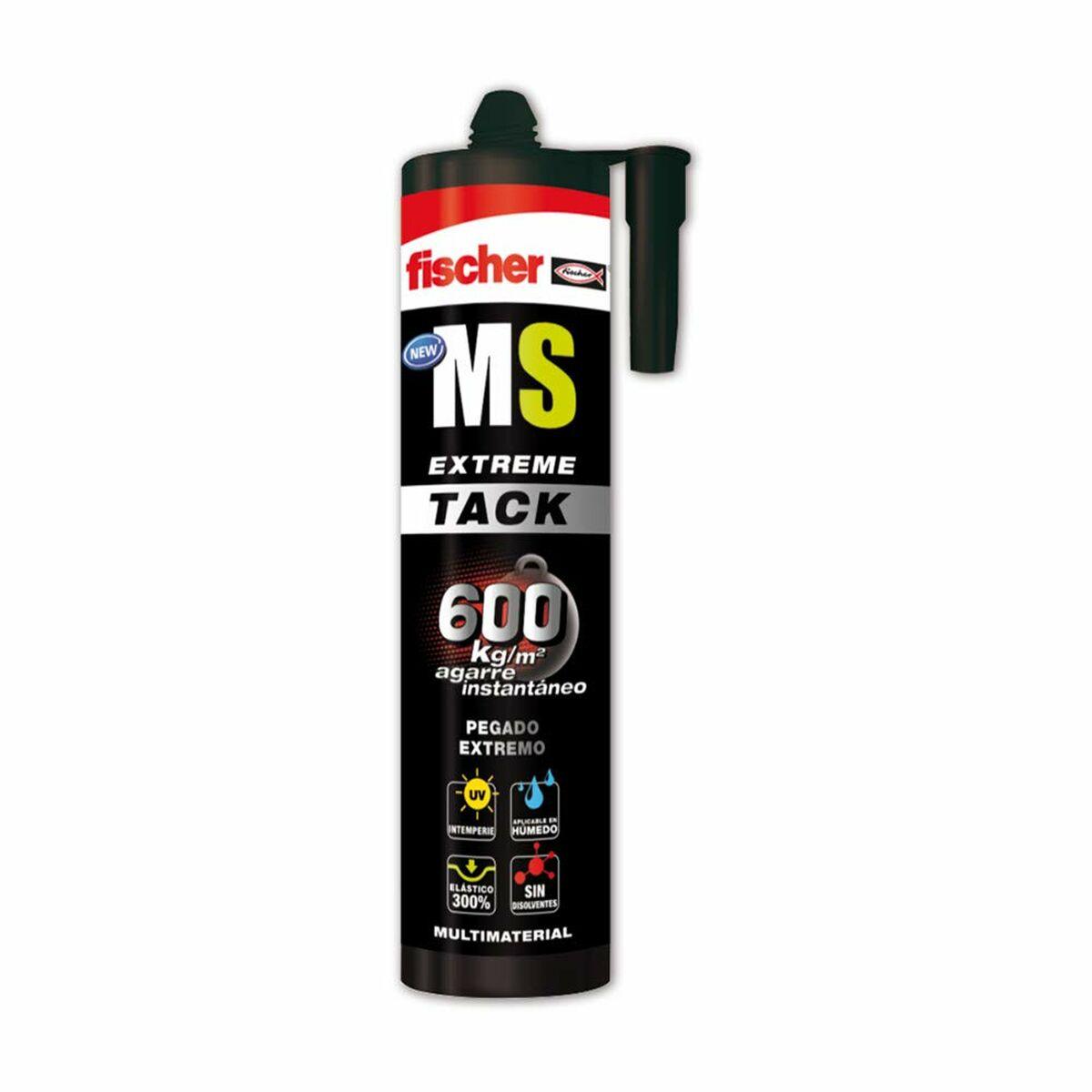 Sellador/Adhesivo Fischer Ms Negro 290 ml - Ferreteria Alco