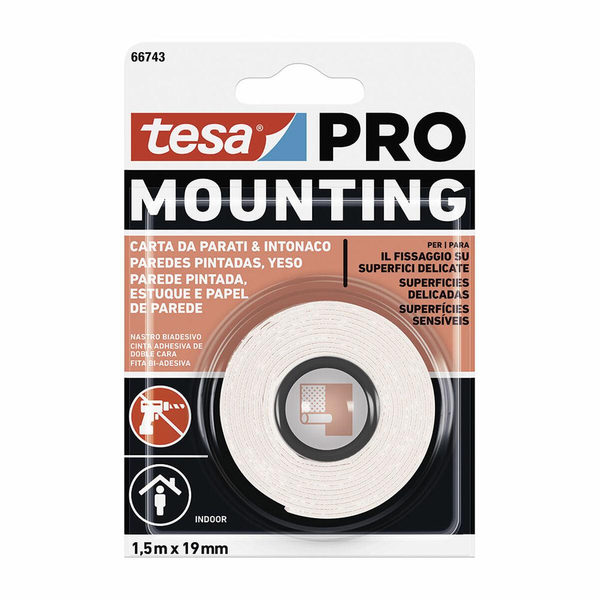 Cinta Adhesiva TESA Mounting Pro Doble cara 19 mm x 5 m - Ferreteria Alco