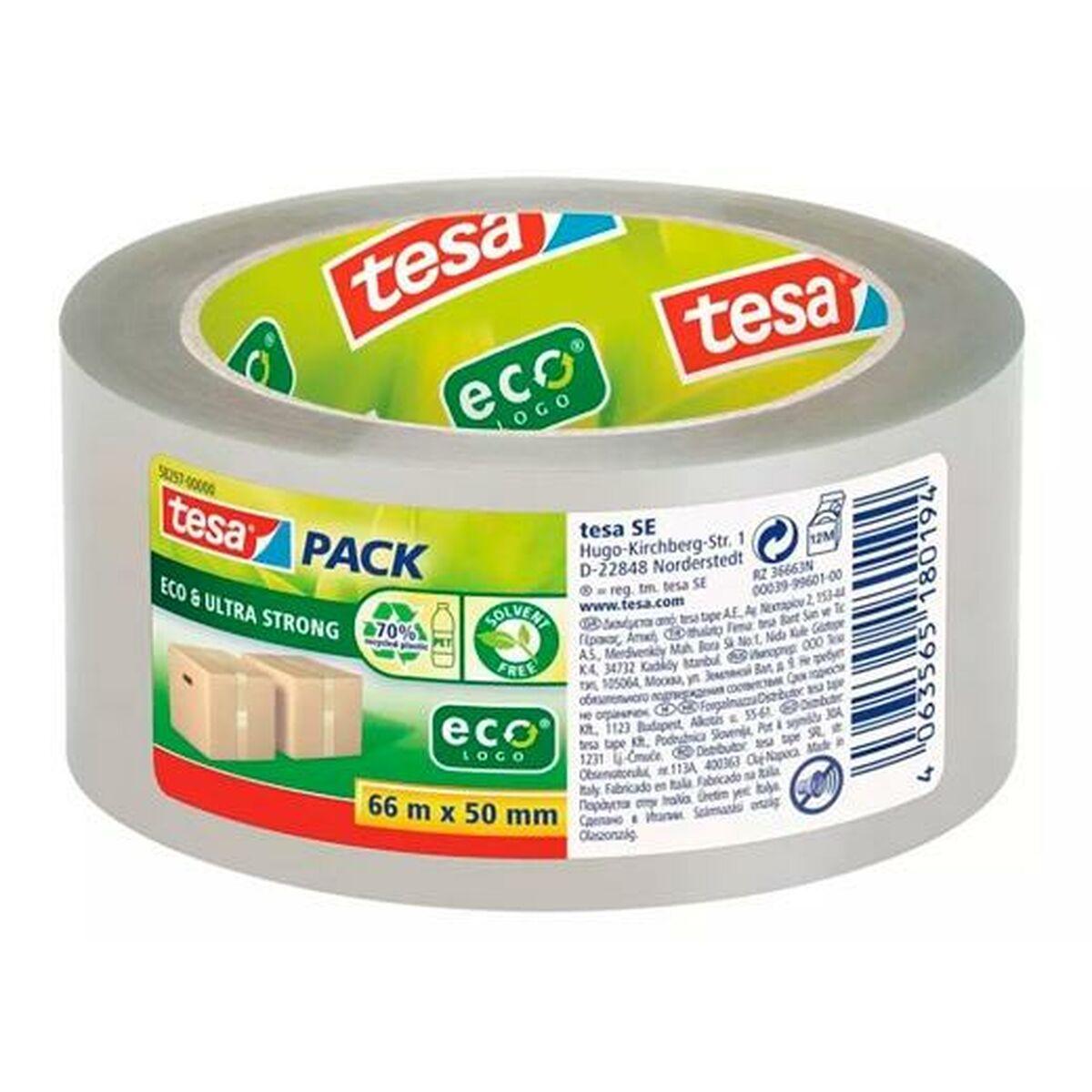 Cinta Adhesiva TESA Ecológico 50 mm 66 m Embalaje Transparente 50 mm x 66 m - Ferreteria Alco