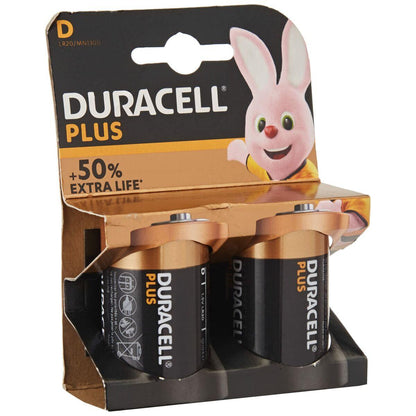 Pilas Alcalinas LR20 DURACELL Plus Power  D - Ferreteria Alco