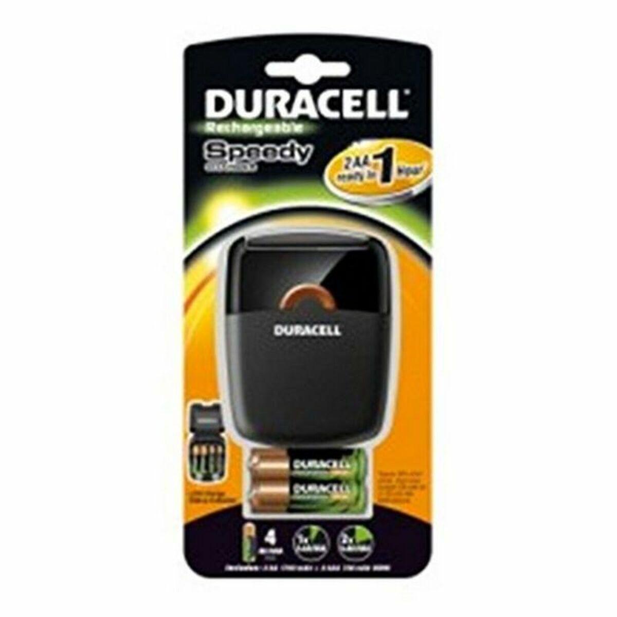 Cargador + Pilas Recargables DURACELL CEF27 2 x AA + 2 x AAA 1700 mAh 750 mAh (1 unidad) - Ferreteria Alco