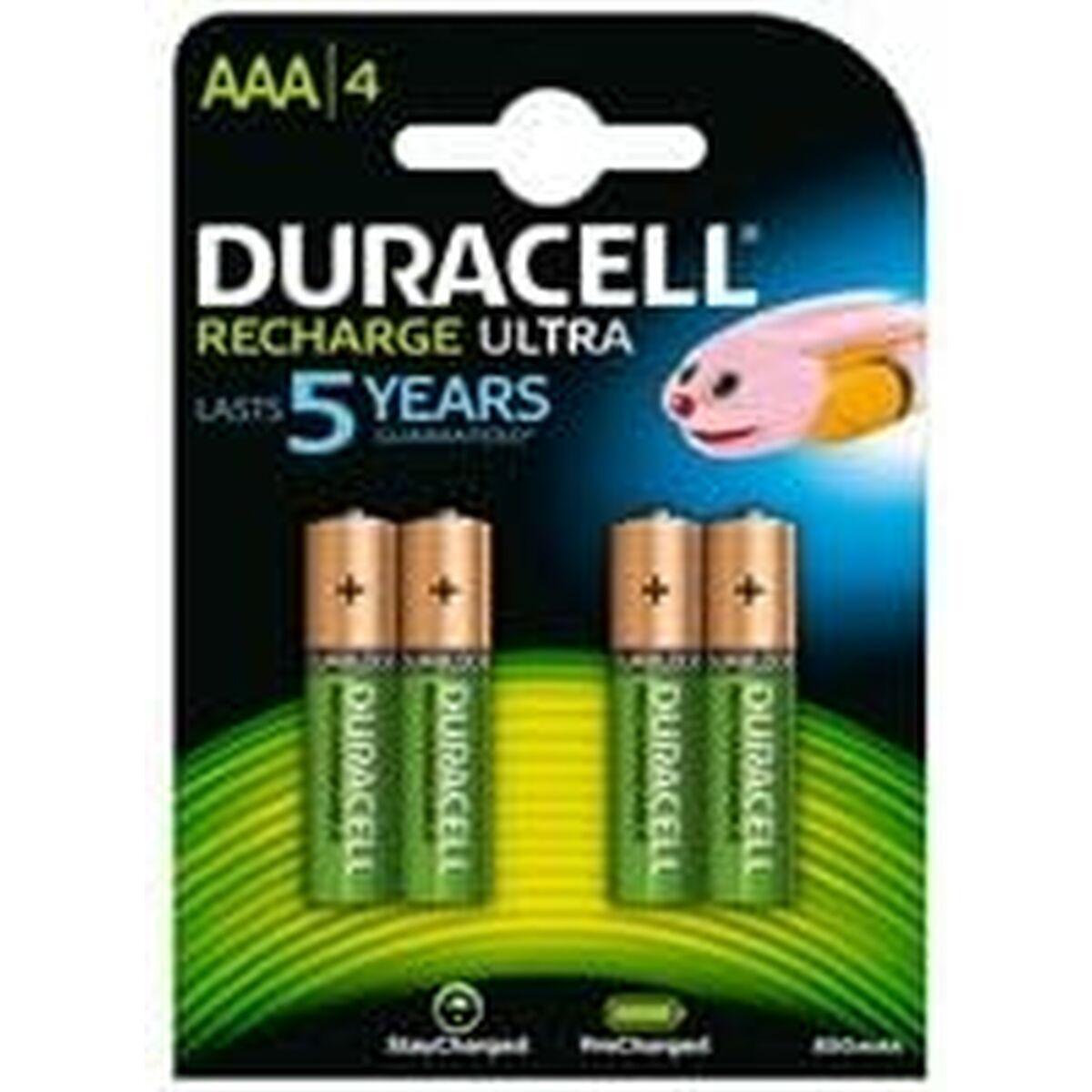 Pilas Recargables DURACELL DURDLLR03P4B 1,5 V (4 Unidades) - Ferreteria Alco
