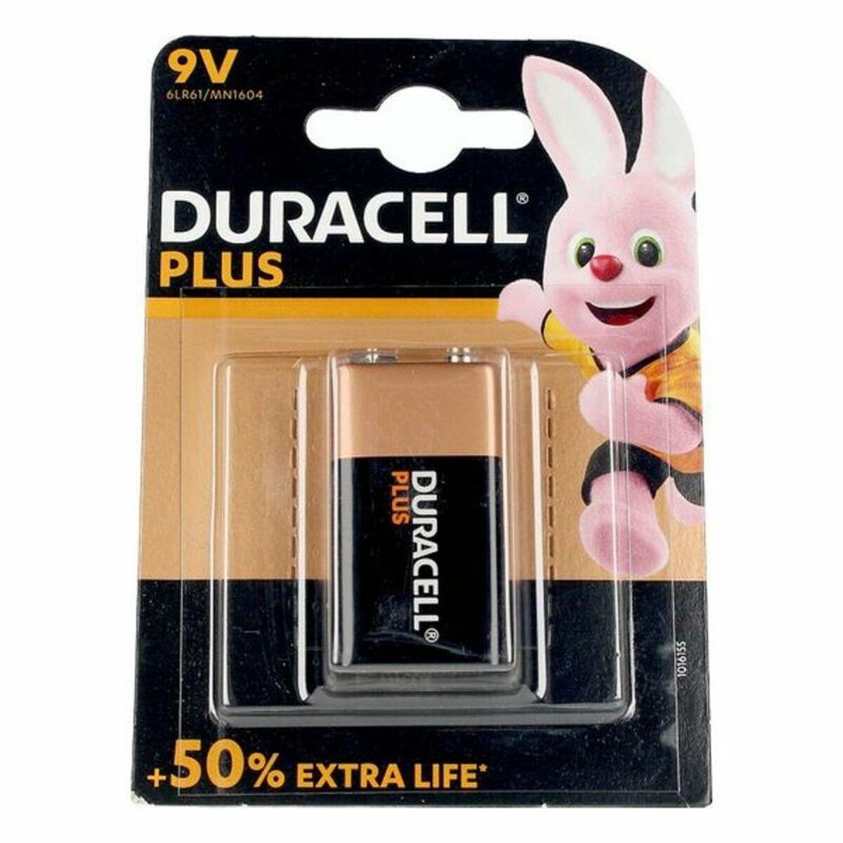 Pila Alcalina Plus Power DURACELL Plus Power 6LR61/MN1604 - Ferreteria Alco
