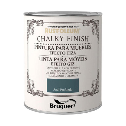 Pintura Bruguer 5397530 Azul Tizas Muebles 750 ml - Ferreteria Alco
