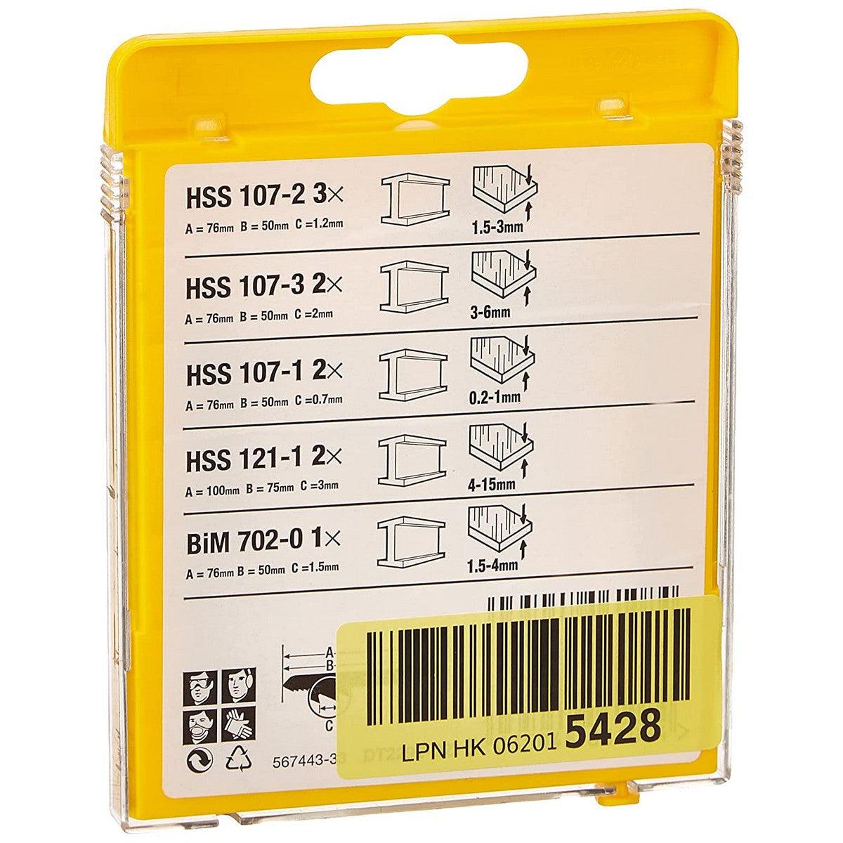 Hoja Sierra Dewalt DT2292-QZ Metal 10 Piezas - Ferreteria Alco