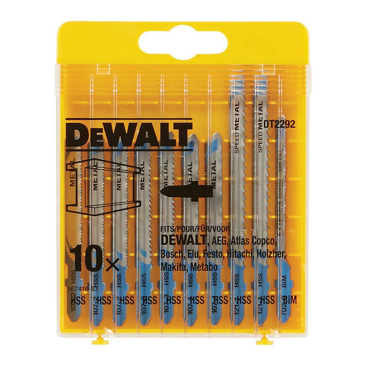Hoja Sierra Dewalt DT2292-QZ Metal 10 Piezas - Ferreteria Alco
