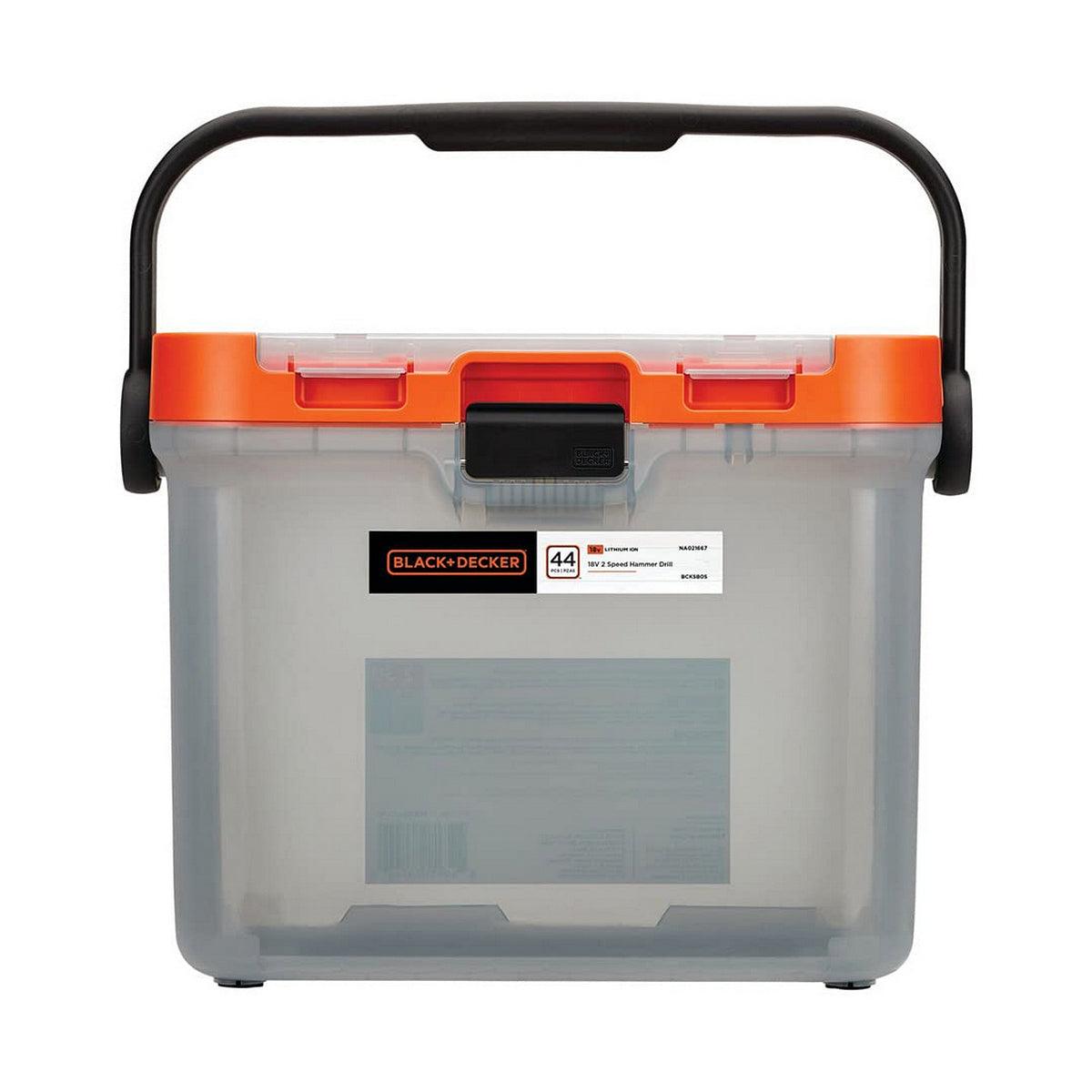 Set de taladro y accesorios Black & Decker bcksb05-qw 18 V - Ferreteria Alco