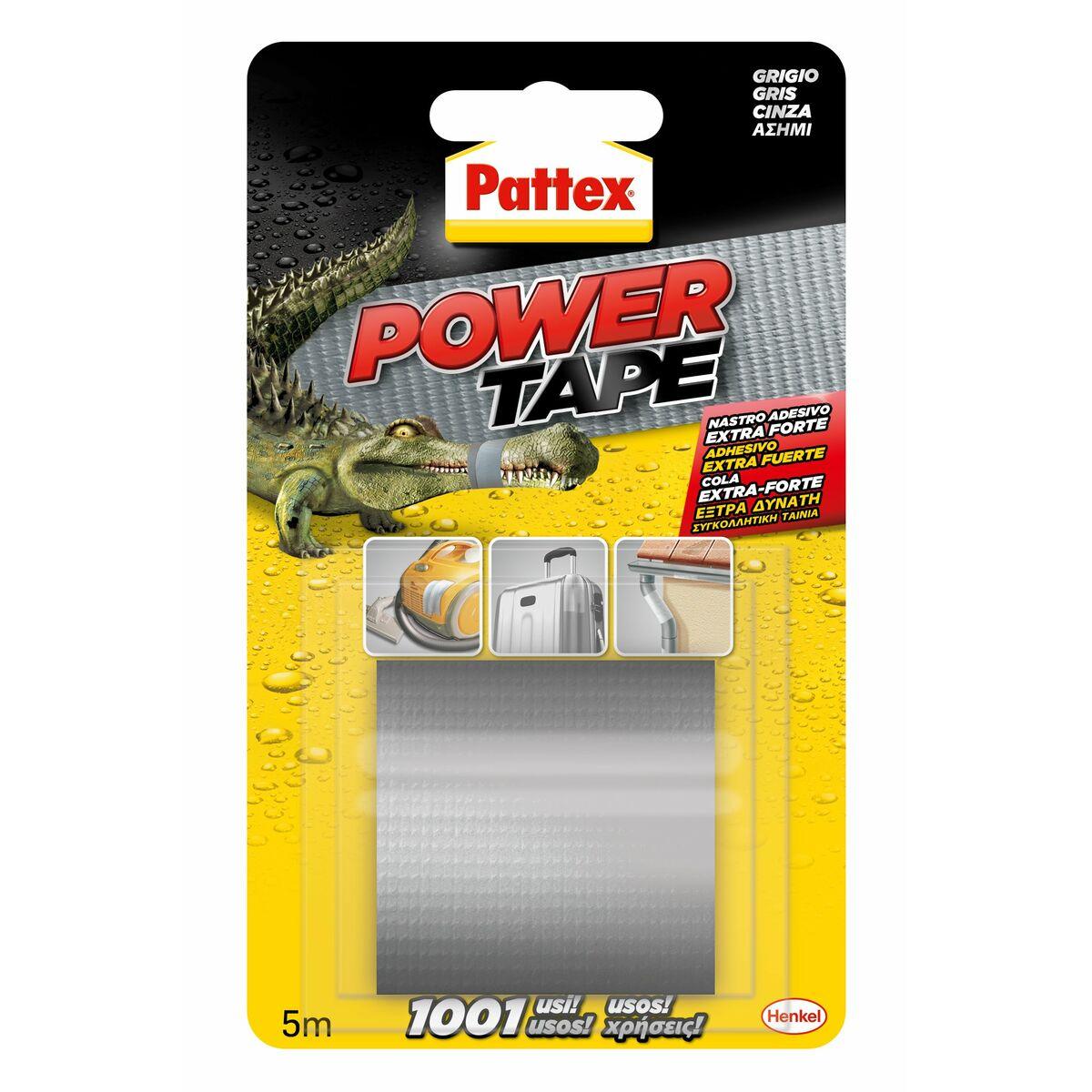 Cinta americana Pattex power tape Gris (5 m x 50 cm) - Ferreteria Alco