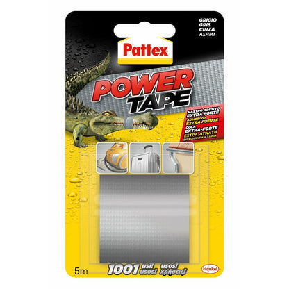 Cinta americana Pattex power tape Gris (5 m x 50 cm) - Ferreteria Alco