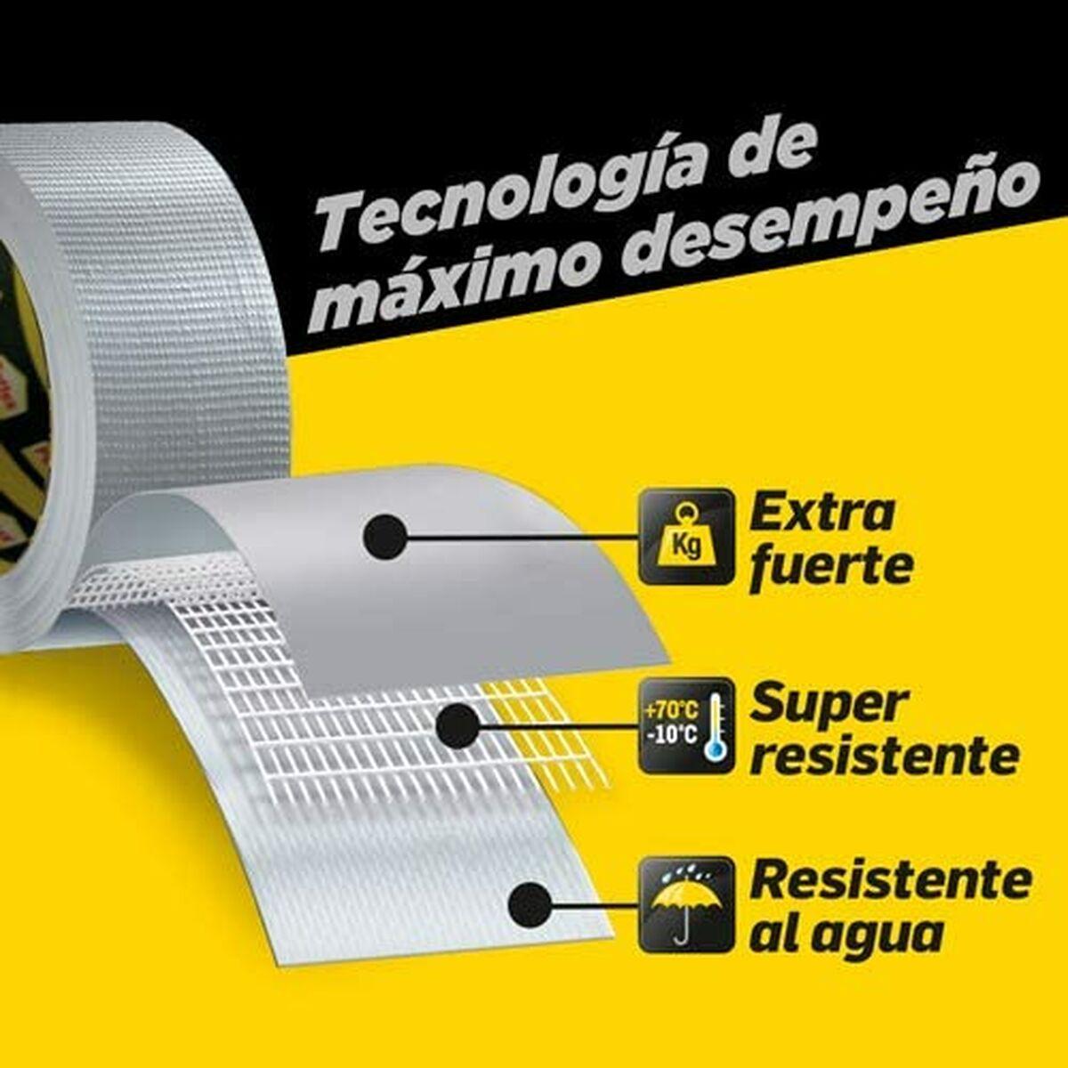 Cinta americana Pattex power tape Gris (5 m x 50 cm) - Ferreteria Alco