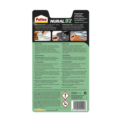 Adhesivo Instantáneo Pattex Nural 92 22 ml 1 Pieza - Ferreteria Alco