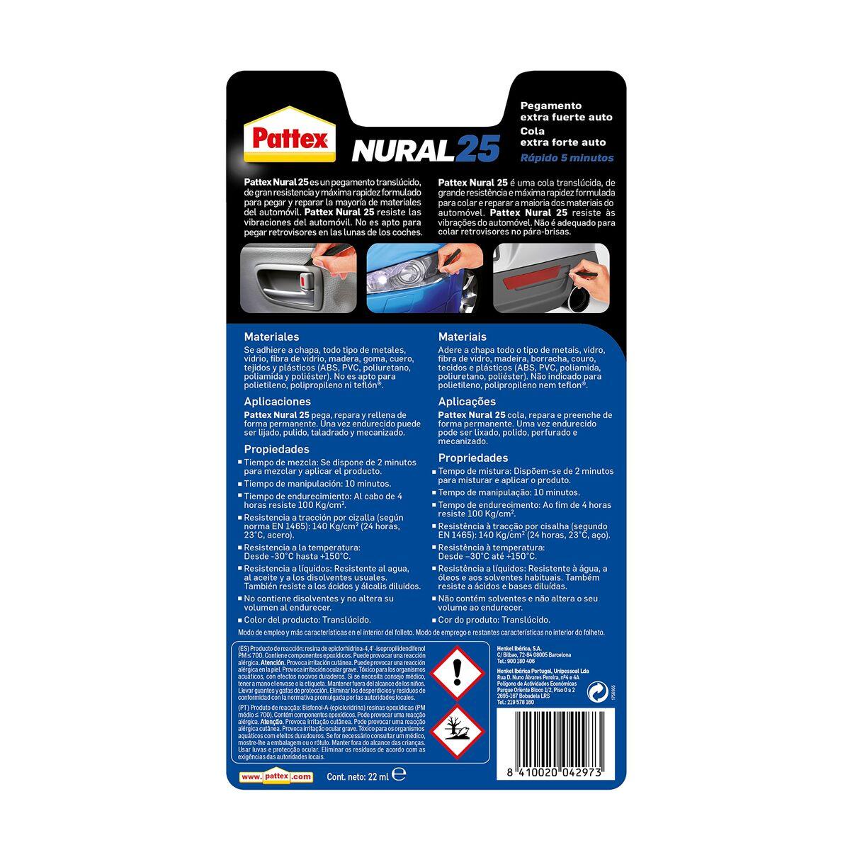 Adhesivo Instantáneo Pattex nural 25 22 ml Líquido 1 Pieza - Ferreteria Alco
