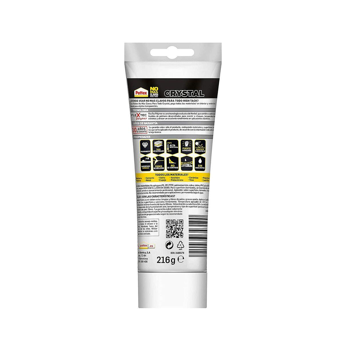 Adhesivo Instantáneo Pattex Transparente Pasta 216 g - Ferreteria Alco