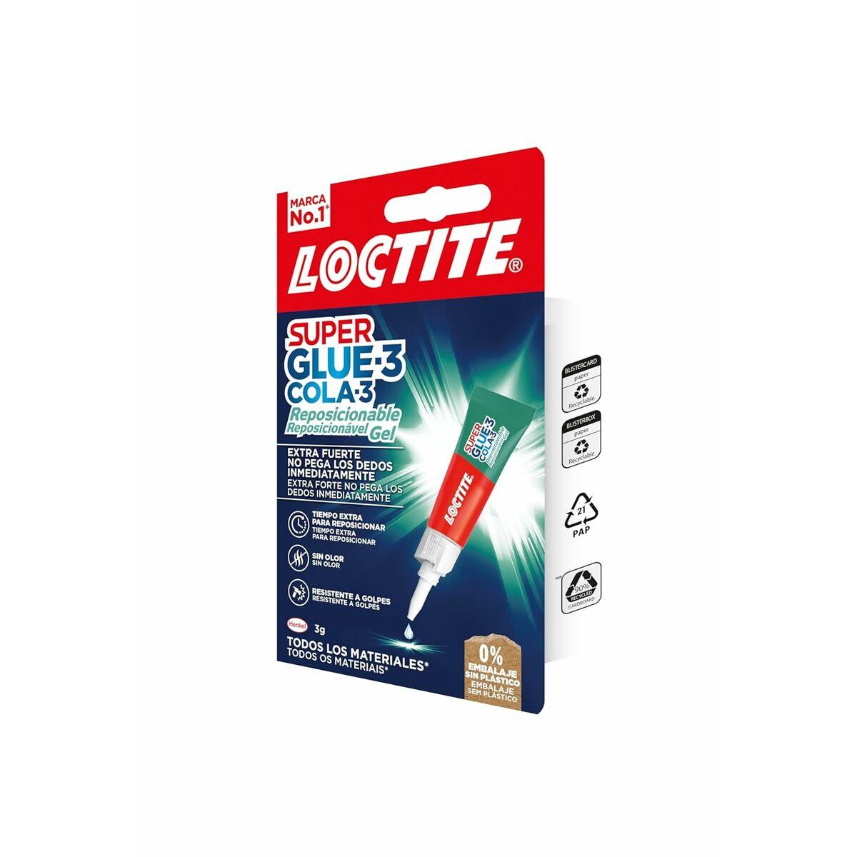Pegamento Loctite SuperGlue-3 2943113 3 g Reposicionable Gel - Ferreteria Alco