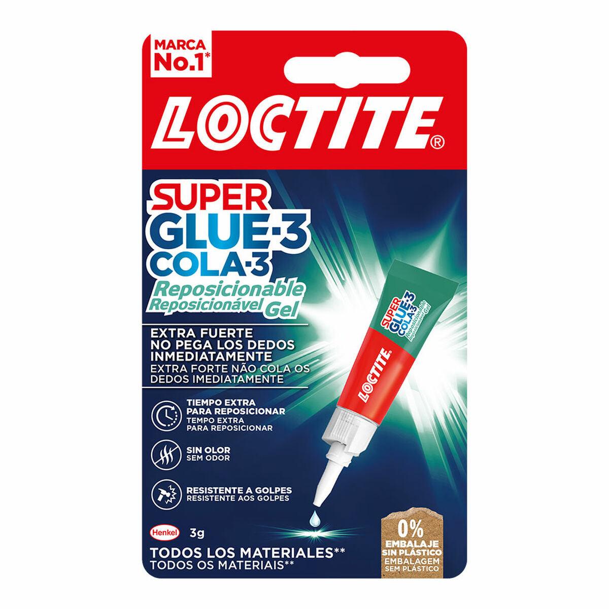Pegamento Loctite SuperGlue-3 2943113 3 g Reposicionable Gel - Ferreteria Alco