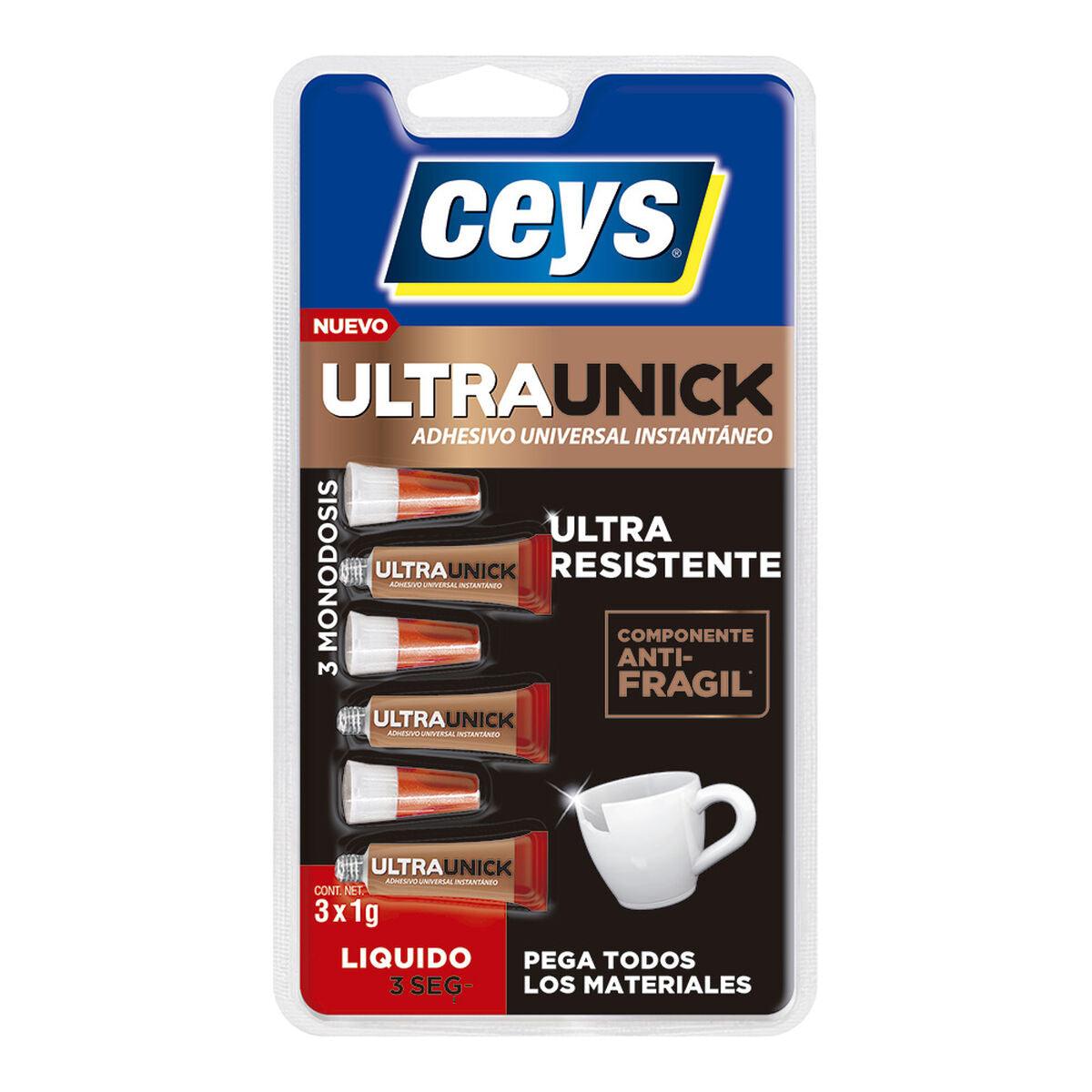 Adhesivo Instantáneo Ceys Ultraunik - Ferreteria Alco