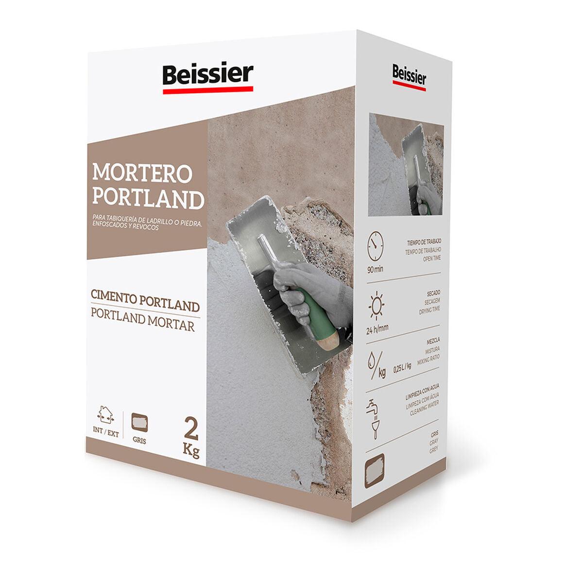 Mortero Portland  - Beissier Gris 2 Kg - Ferreteria Alco