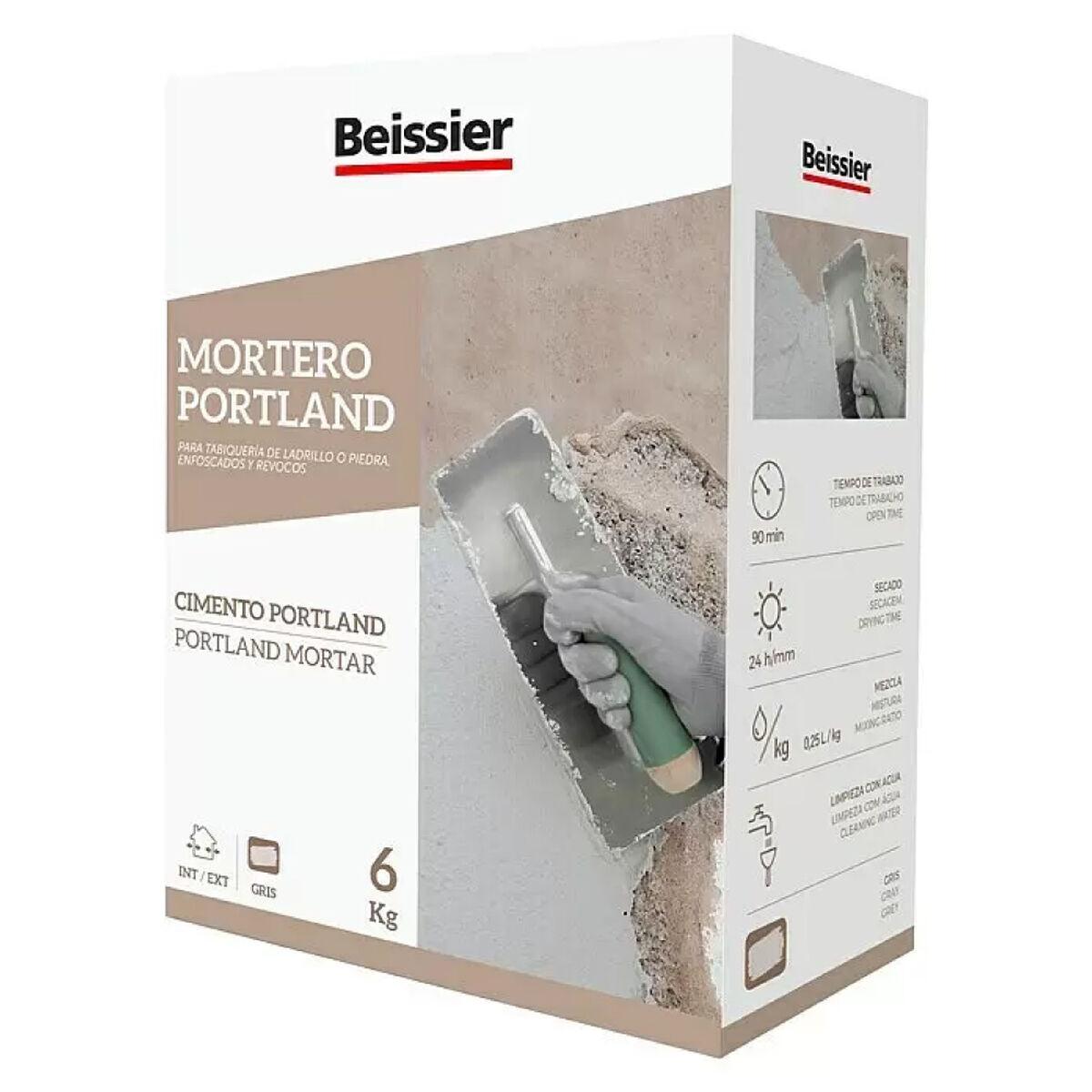 Mortero Portland - Beissier Gris 6 Kg - Ferreteria Alco