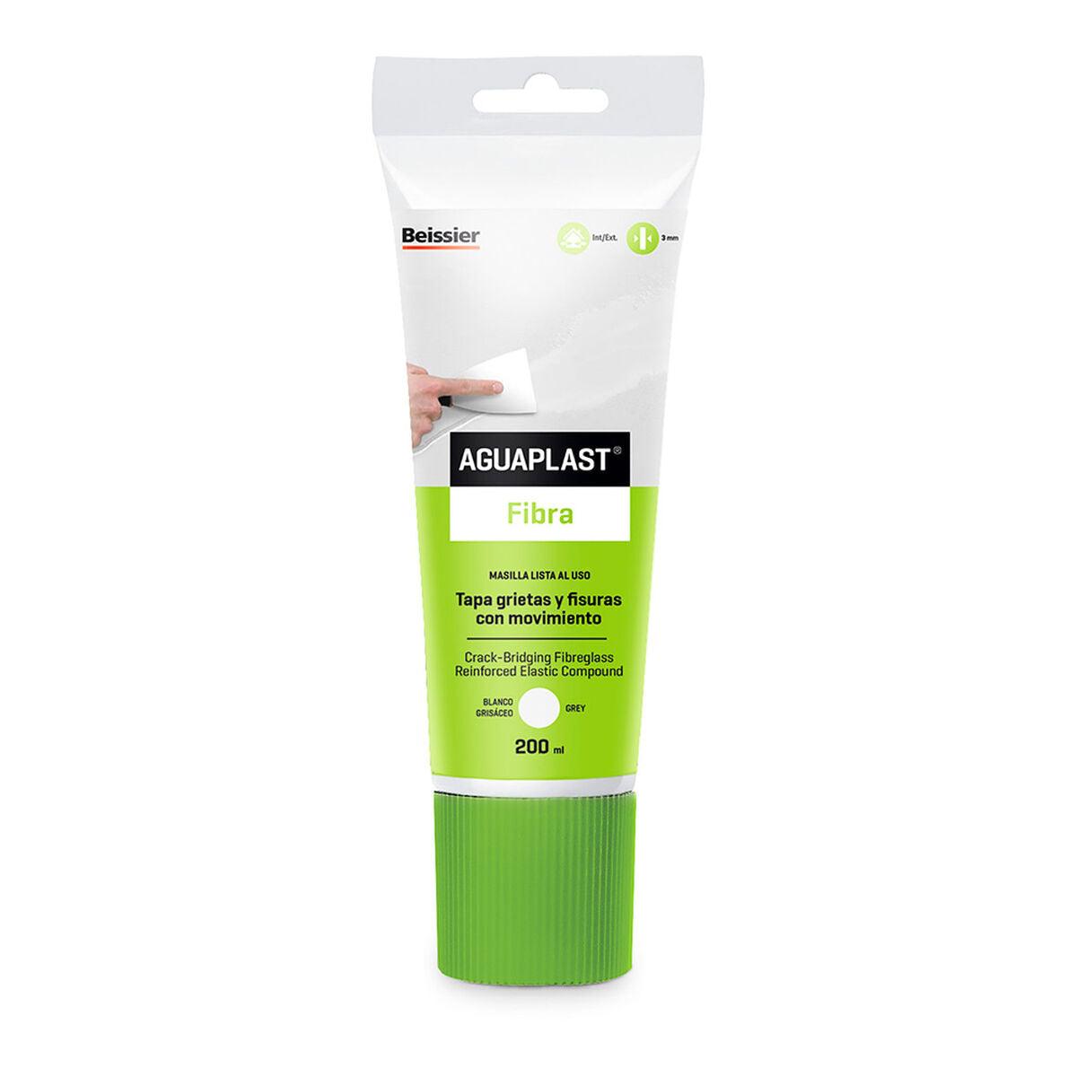 Masilla Aguaplast Fibra 200 ml Blanco - Ferreteria Alco