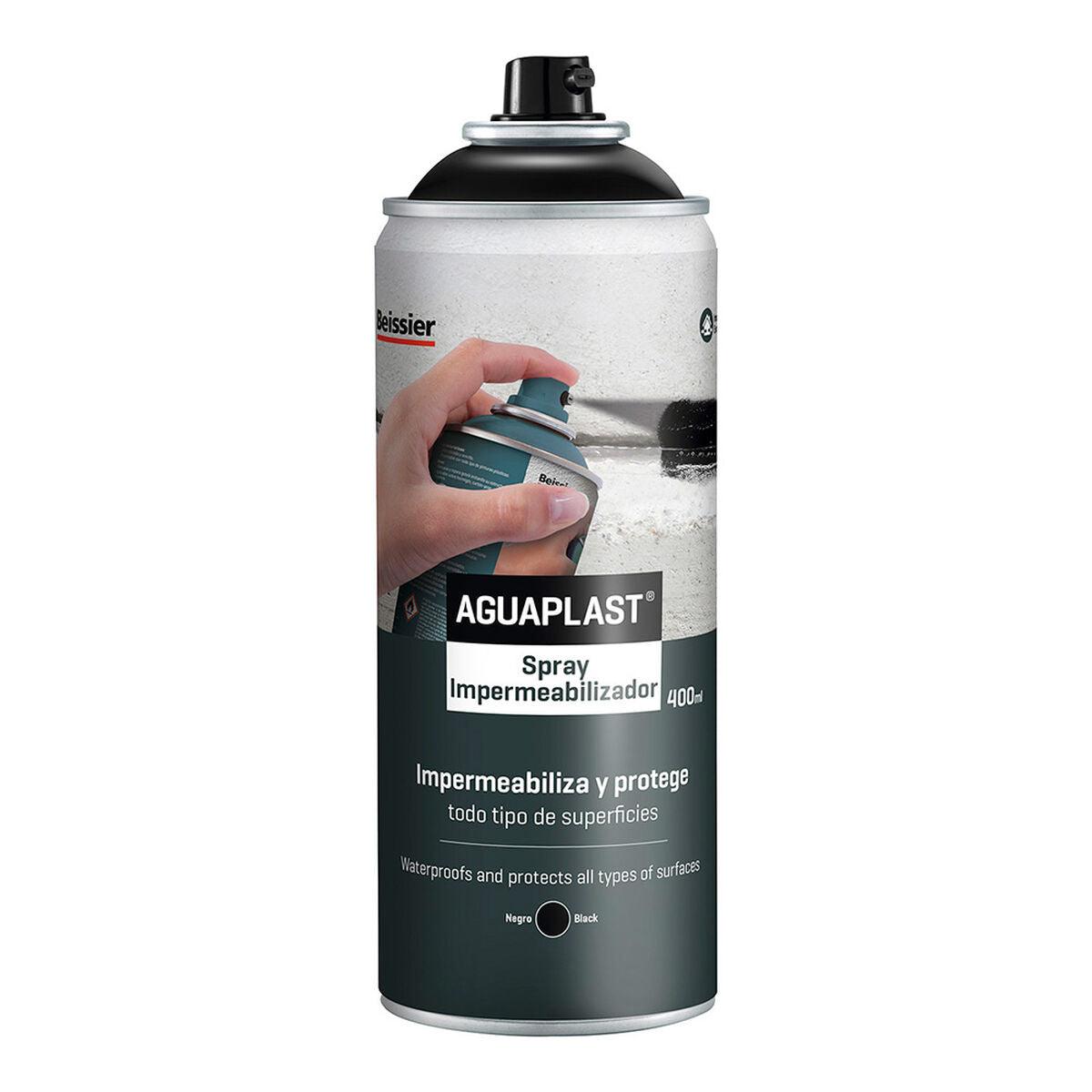 Impermeabilizante Aguaplast Spray Negro 400 ml - Ferreteria Alco